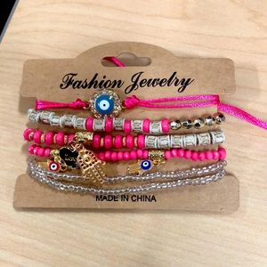 Eye of Horus stack pink